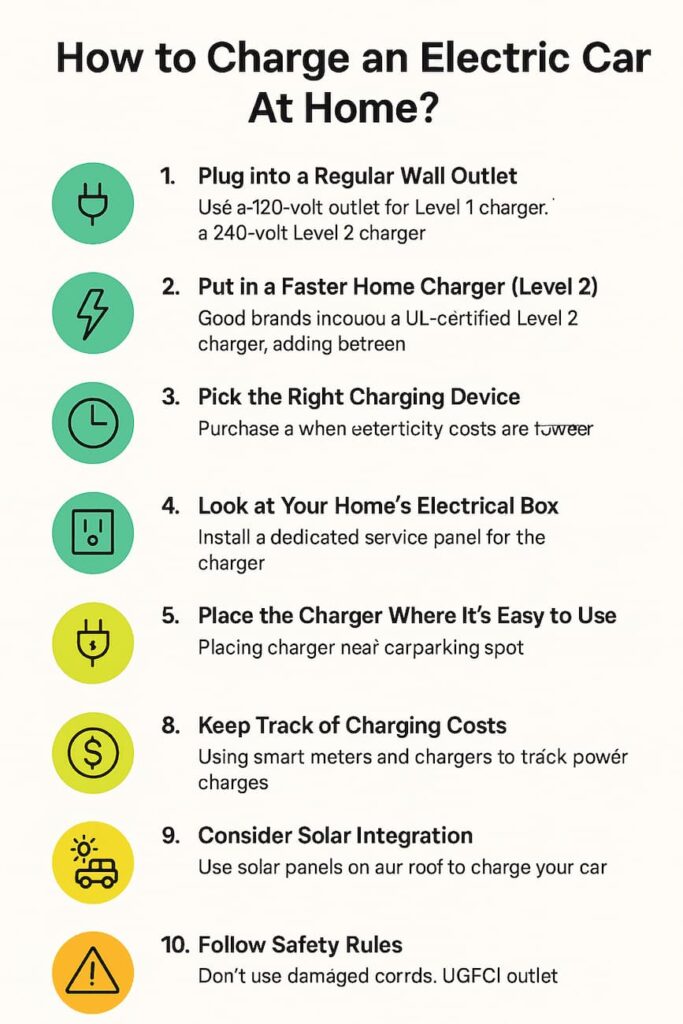 How To Charge An Electric Car At Home
