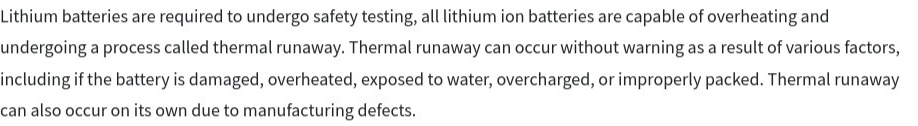 lithium battery safety faa