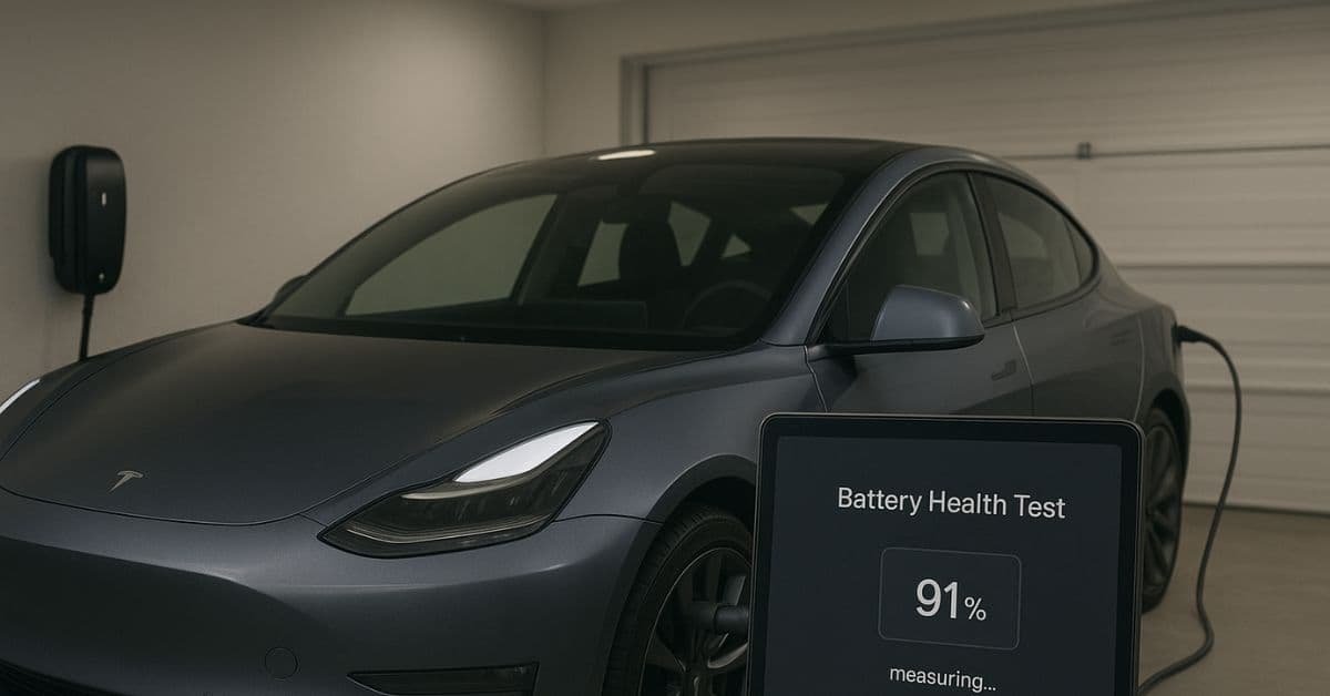 How to Check Tesla Battery Health