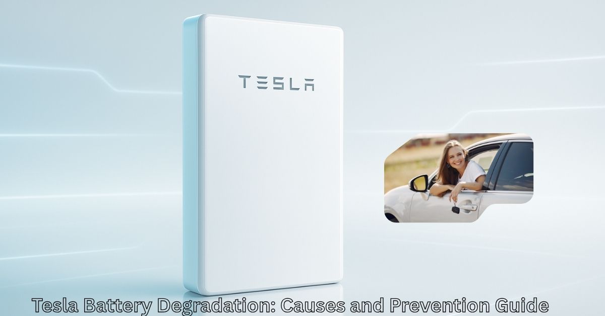 Tesla battery degradation guide showing battery health over time