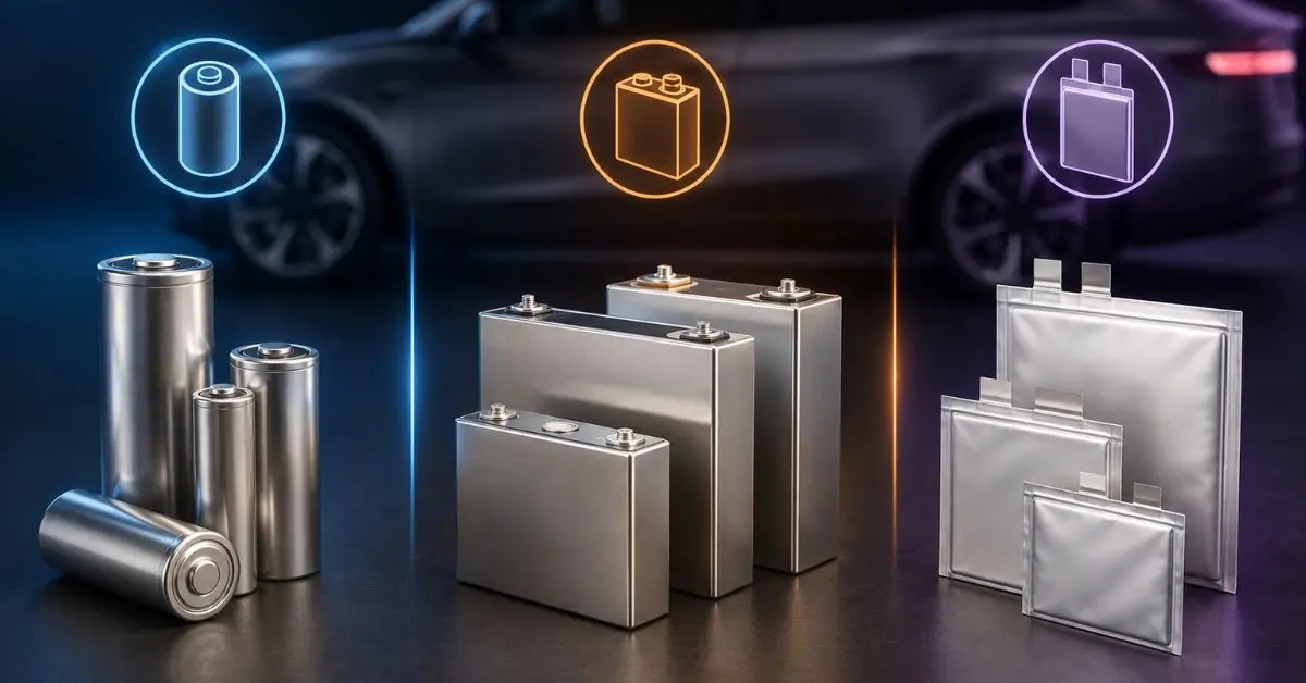 Cylindrical vs Prismatic vs Pouch Cells