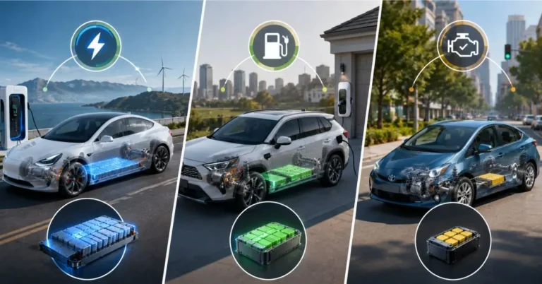 Difference Between BEV, PHEV, and HEV