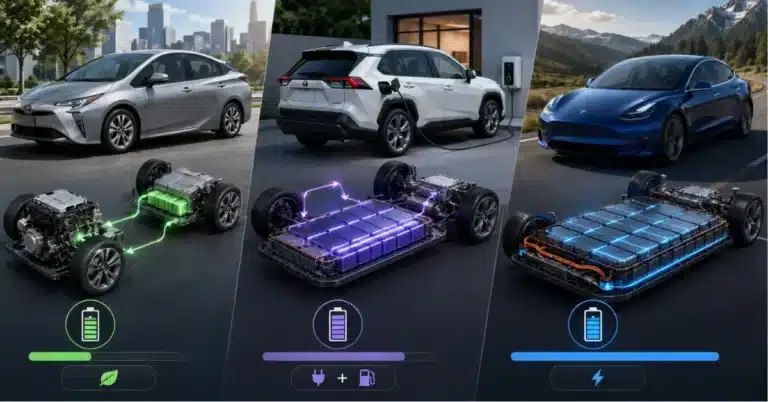 EV Battery vs Hybrid Battery