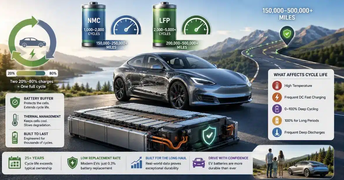 How Many Charge Cycles Does an EV Battery Have
