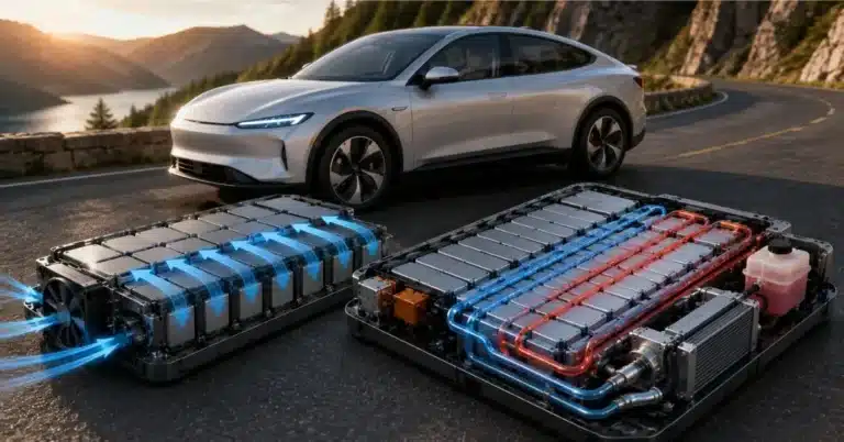 What Is Liquid Cooling vs Air Cooling in EV Battery Packs