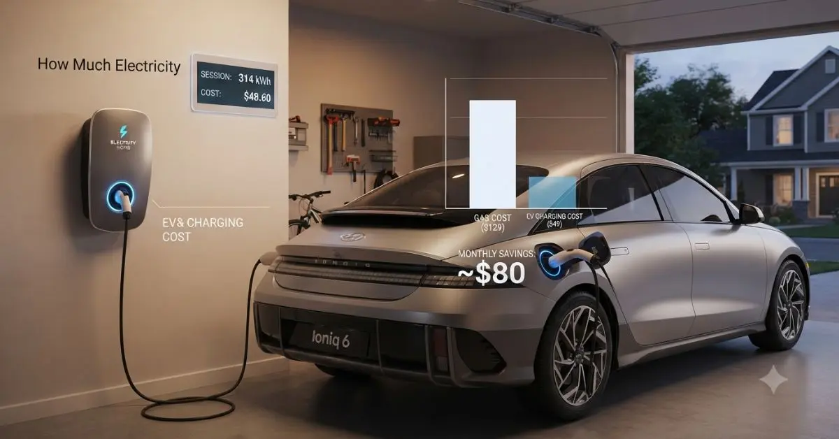 How Much Electricity Does Charging an EV Use Per Month